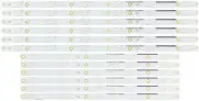 NEC YX-50026001/YX-50026011 LED Backlight Strips (12)