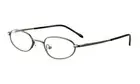 Calabria KIDS X-SMALL 43 mm Trendsetter 23 in Shiny Gun Metal Blue Light Glasses