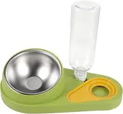 Yardwe Automatic Pet Feeder Station with Water Dispenser Durable Pet Food Bowl for Dogs Cats Food Storage Practical for Home Pet Stores