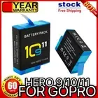 For GoPro Hero 10 HERO11 HERO 9 Li-ion Battery Pack Motion Camera