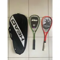 在飛比找蝦皮購物優惠-SQUASH RACQUET 壁球拍 壁球袋