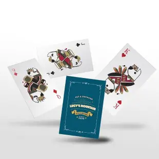 【LUCY’S MOUNTAIN】專業賭場級專用撲克牌(德州撲克牌 防水防凹折 質感滑順)
