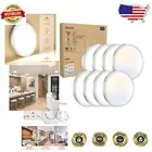 High Efficiency 1500 Lumen LED Flush Mount Lights - Safe Brushed Nickel Finish