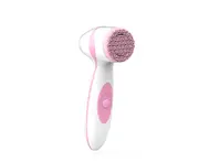 Spinning Face Cleansing Brush Professional Facial Brush for Exfoliating Blackheads Portable Face Scrubber Cleansing Instrument-Pink
