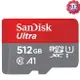 SanDisk 512GB 512G microSD Ultra【150MB/s】SDXC U1 C10 SDSQUAC-512G 手機記憶卡