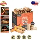 Enhance Your Outdoor Cooking with Mini Oak Wood Logs - 10 Firestarters Included
