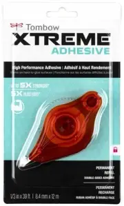 Xtreme Adhesive Tape Runner Refill-.3"X472", For Use In 62127 62128