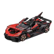 Catzon 1:32 Bolide Alloy Car Model with Pull-Back Functionality and Sound Light Effects-Red