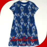 NWT HANNA ANDERSSON DISNEY MICKEY MOUSE SWING DRESS MICKEY BLUE 120 6 7