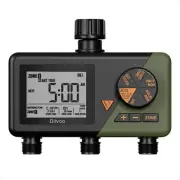Sprinkler Timer 3 Zone Diivoo Water Hose Timer 3 Outlet for Garden Programmab...