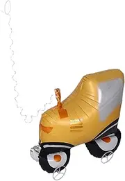 Rolling Truck Balloon Toy Construction Vehicle Birthday Party Decoration Realistic Tractor Balloon Inflatable Party Accessory