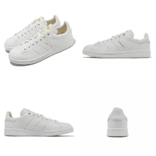 【adidas 愛迪達】休閒鞋 Stan Smith Lux W 女鞋 白 金 金標 史密斯 小白鞋 愛迪達(IG3389)