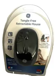 GE 98565 Tangle-Free Retractable Mouse new