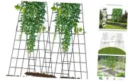 Cucumber Trellis 2 Pack, 59" H Foldable A-Frame Garden Trellis for Raised Bed