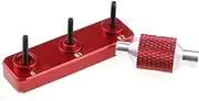 DIY Mini 4WD RC Car Model Disassembly Bearing Tool Aluminum Alloy Guide Wheel Bearing Disassembly Install Tool J007 1Pcs/lot (Color : Red)