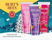 [Burt's Bees] Hand Cream Gift Set With Shea Butter, Lavender & Honey, Wild Rose & Berry and Watermelon & Mint, 3 Pack