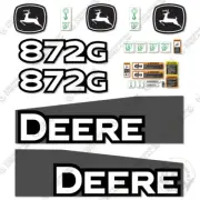 Fits John Deere 872G Decal Kit Motor Grader (2014-2019) - 7 YEAR 3M VINYL!