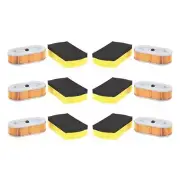 (6-Pack) Air Filter Kit For Mikasa MTX50, MTX60, MTX70, MTX80, and MTX90