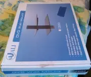 Wali DVD Wall Mount With 2 Glass Shelves CS202-BRAND NEW