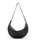 Allsaints Half Moon Leather Shoulder Bag