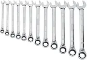 [DEWALT] Ratcheting Wrench Set, SAE, 12-Piece (DWMT19232)