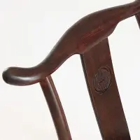在飛比找Yahoo!奇摩拍賣優惠-紅木椅子黑檀木官帽椅...