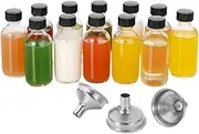 Ginger Shots Bottles | 12X Travel Size Ginger Shot Jars,2 oz/60 ml Leak Proof Drinking Jars for Daily Use, Travel or Outdoor Activities