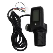 (01)805 LCD Display Panel Throttle Grip Set Electric Scooter Half Thr US