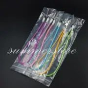 5 Pcs 5 Colors Dental Metal Crocodile Clips Napkin Flexible Silicone Bib Cords