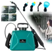 Electric Weed Sprayer Backpack Farm Rechargeable Battery Garden Spray Pump 5L AU