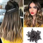 Silicone Lined MicroBeads 5mm x 3mm 500pcs Hair Extension Rings Links
