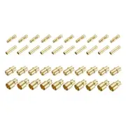 20 Pairs Banana Plugs Connector 3mm/8mm Male Female Banana Plug