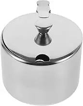 ULTECHNOVO Pcs Elegant Kitchen Seasoning Jar in Stainless Steel Multipurpose Seasoning Storage Jar Spoon Set
