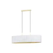 Tamaresco 2 Light Pendant Brushed Brass Steel - 39764N
