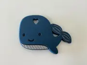 New Whale Silicone Baby Teether, Cute Teething Toy Baby Gift