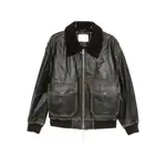 [Dunst] Dunst Lambskin Leather Flap-pocket Coat XS BROWN