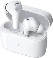 TONEMAC M3 Bluetooth in-Ear Headphones, 35 dB Hybrid Active Noise Cancellation, ANC Headphones in Ear, Bluetooth 5.3 Headphones with 4 Microphones, Clear Calls, 30H Battery, Immersive Stereo White