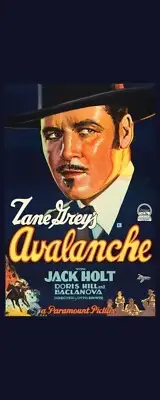 Zane Grey's Avalanche Movie Poster Image - Laminated Bookmark