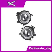 Left & Right Bumper LED Fog Light Lamp Front Plastic Fit For MINI F55 F56 F57