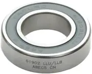 Enduro 61902 LLU/LLB Radial Cartridge Bearing - ABEC-5, CN Clearance, 15mm x