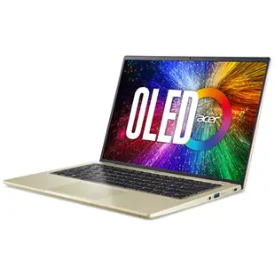 (福利品)Acer 宏碁 Swift 3 SF314-71-54UR 14吋OLED輕薄筆電(i5-12500H/16GB/512GB/Win11/金)｜EVO認證