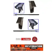 NISSAN DATSUN 120Y COUPE DOOR BELT WEATHER STRIPS INNER AND OUTER (for: Nissan)