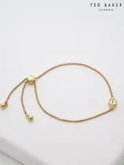 Ted Baker Gold Tone SARSAA: Crystal Drawstring Adjustable Bracelet (M91752) | $69