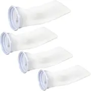Veemoon 4 Pcs Aquarium Filter Socks - Cotton Fish Filter Socks for Aqua 1 - Ideal for Fish Tank Filtration 15cm 20cm 25cm 30cm