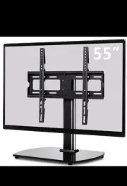 Universal Table top TV Stand w/ Swivel Mount for 27-55" LED TV VESA 100x400mm
