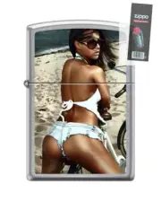 Zippo 82305 View From Behind 2020 #3 Lighter + FLINT PACK