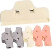 ARTIBETTER 6Pcs Diamond Drawing Clips Large Fixing Clips for DIY Crafts Portable Edge Holders Pink Grey Beige for and Art Projects