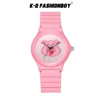在飛比找蝦皮商城優惠-【K-2】現貨 陳桂林同款 小豬手錶 電影 同款 手錶 粉紅