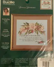 NEW Bucilla “EVERLASTING LIGHT” #43661 Biblical Verse 11.75”x 9.75” Cross Stitch