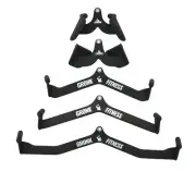 Gronk Fitness 5-Piece LAT Pulldown Attachments Set | MAG Grip Attachments